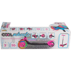 Cool Wheels Twist Led Illuminated 3 Wheel Height Adjustable Scooter