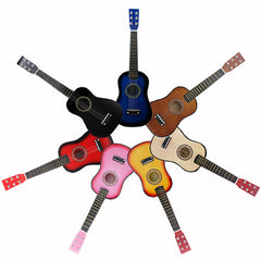 6 Strings Children Wooden Acoustic Guitar Musical Instrument Toy 23 Inch