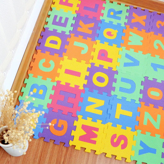 36pcs Baby Play Puzzle Mat EVA Foam Crawling Carpet Interlocking Floor Protective Tiles Soft Kids Jigsaw