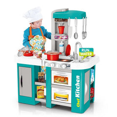 53Pcs Large Size Kitchen Play Set Pretend Play Toy Cooking Set For Kids