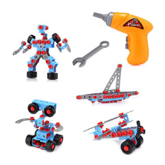 10 In 1 Models Junior Blocks With Simulation Drill Having 286 Pieces For Kids