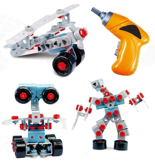 10 In 1 Models Junior Blocks With Simulation Drill Having 286 Pieces For Kids