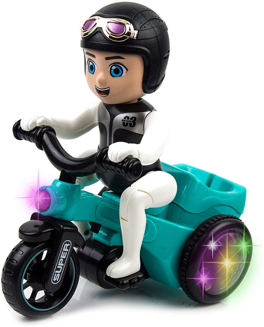 Bicycle 03 Rotate 360 Degree Comes With Lights &amp; Music Head Swing Kids Toy
