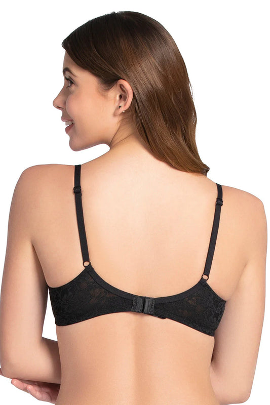 Amante  Floral Romance Padded Wired Lace Bra