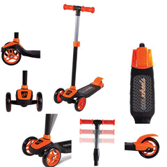 Cool 3 Wheel Height Adjustable Twist Scooter