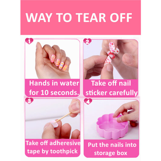 Nail Art Studio Girl's Creator Fabulous Decorator Sparkling Nail Set