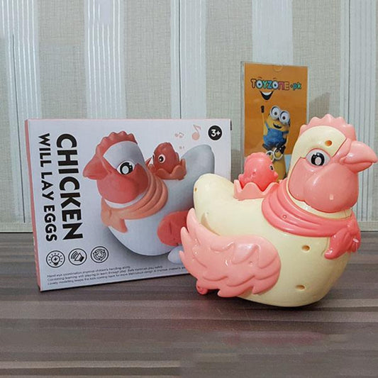 Bump & Go Action Chicken – Egg-Laying Toy for Kids
