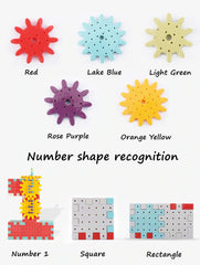 Children Early Education DIY Variety Gear Assembled Building Blocks