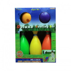 Deluxe Bowling Set Toy For Kids 6 Pins & 2 Balls