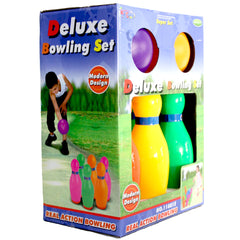 Deluxe Bowling Set Toy For Kids 6 Pins & 2 Balls