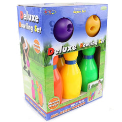 Deluxe Bowling Set Toy For Kids 6 Pins & 2 Balls