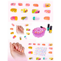 Nail Art Studio Girl's Creator Fabulous Decorator Sparkling Nail Set