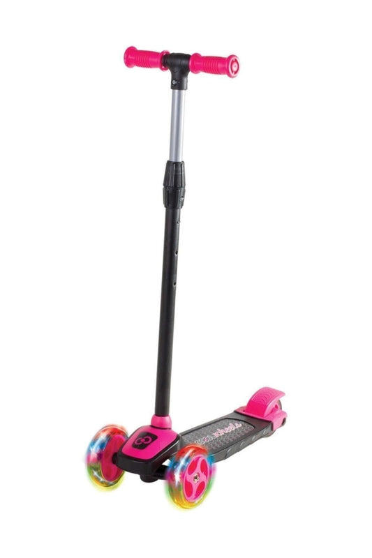 Cool Wheels Twist Led Illuminated 3 Wheel Height Adjustable Scooter