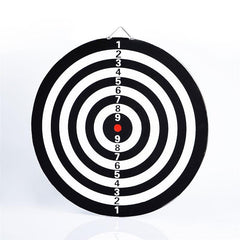 6 Darts & Darts Board Sports Exercise Double Sided Bullseye Target Game