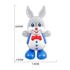 Electric Dancing Doll Music Lighting Rabbit Shiny Educational Electronic Walking Robot Toy