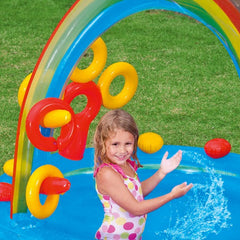 Intex 57453 Rainbow Ring Inflatable Paddling Pool For Children