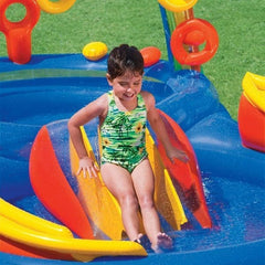 Intex 57453 Rainbow Ring Inflatable Paddling Pool For Children