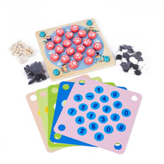 Wooden Memory Toy 4 In 1 Multifunctional Chess Logical Thinking And Memory Training Family Game
