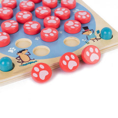 Wooden Memory Toy 4 In 1 Multifunctional Chess Logical Thinking And Memory Training Family Game