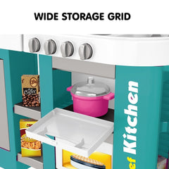 53Pcs Large Size Kitchen Play Set Pretend Play Toy Cooking Set For Kids