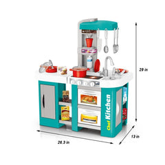 53Pcs Large Size Kitchen Play Set Pretend Play Toy Cooking Set For Kids