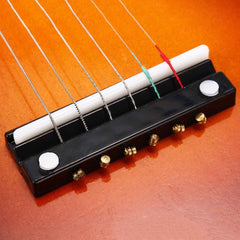 6 Strings Children Wooden Acoustic Guitar Musical Instrument Toy 23 Inch