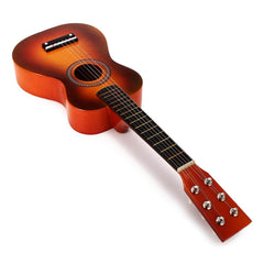 6 Strings Children Wooden Acoustic Guitar Musical Instrument Toy 23 Inch