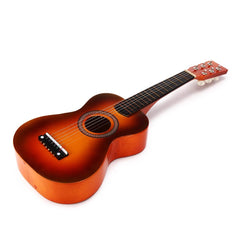 6 Strings Children Wooden Acoustic Guitar Musical Instrument Toy 23 Inch